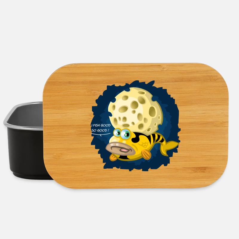Funky fish - Lunch Box - black