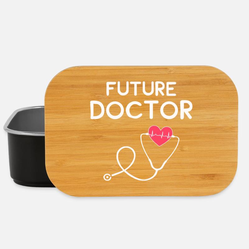 Zukünftiger Doktor - Arzt Student Geschenk - Lunch Box - Schwarz