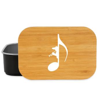 Trompeter Trompeten Blasmusik Kapelle Musik Noten - Lunch Box - Schwarz - Vorne