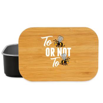 To Bee Or Not To Bee - Lunch Box - Schwarz - Vorne