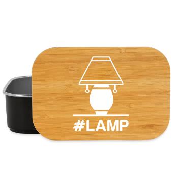 Lamp bulb lampshade lamp - Lunch Box - black - Front