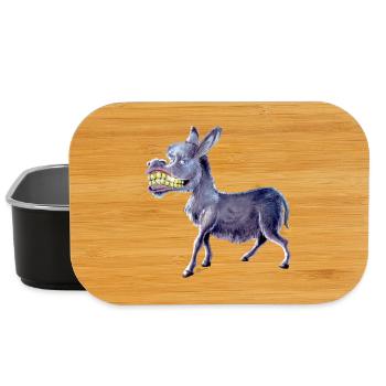 Esel Morgenstund - Lunch Box - Schwarz - Vorne