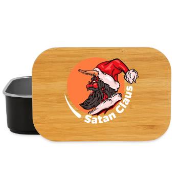 Böser Weihnachtsmann Satan Claus Santa Weihnachten - Lunch Box - Schwarz - Vorne