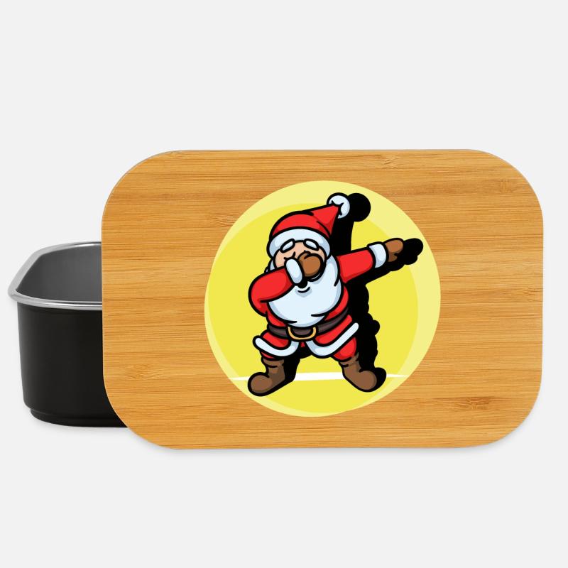 Cool Dab Dabbing Weihnachtsmann Weihnachten Xmas - Lunch Box - Schwarz