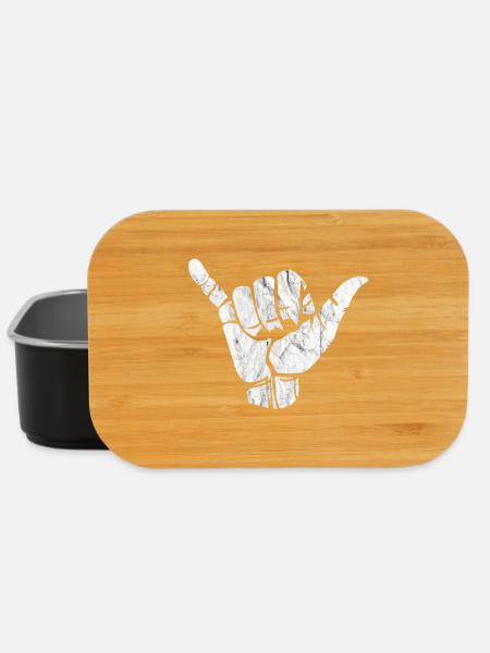 Shaka Handzeichen Hang - Lunch Box - Schwarz