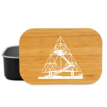 TETRAHEDRON WHITE - Lunch Box - black - Front