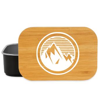Berge im Kreis - Lunch Box - Schwarz - Vorne