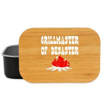 grillmaster of desaster - Lunch Box - Schwarz - Vorne