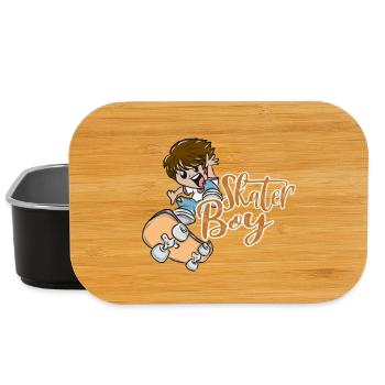 skateboard - Lunch Box - black - Front
