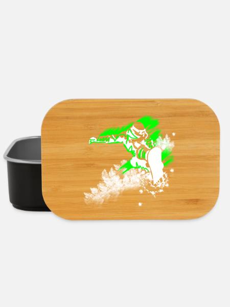 Snowboarder - Lunch Box - Schwarz