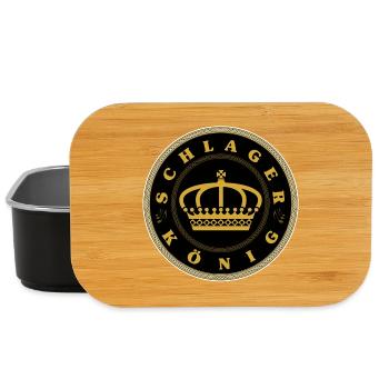 Team Schlager King Schlager King Schlager fan - Lunch Box - black - Front