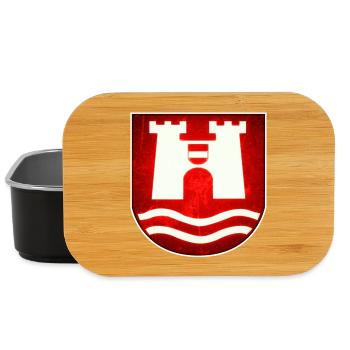 Linz Österreich - Design - Lunch Box - Schwarz - Vorne