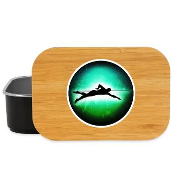 Schwimmen - Schwimmer - Lunch Box - Schwarz - Vorne