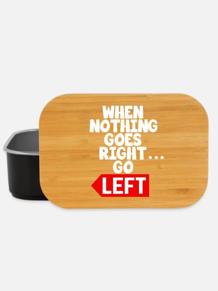 Funny Motivational Text Saying - Lunch Box - black
