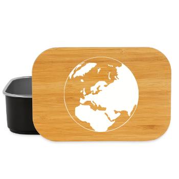 A world map - Lunch Box - black - Front