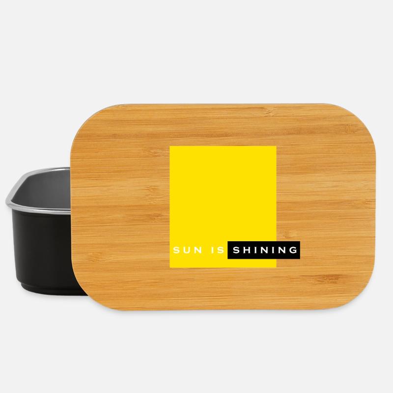 sun is shining - Lunch Box - black