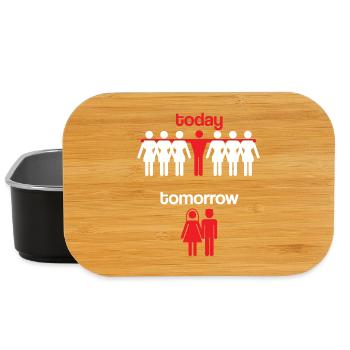 Bachelor Party Party Wedding Party Funny - Lunch Box - black - Front