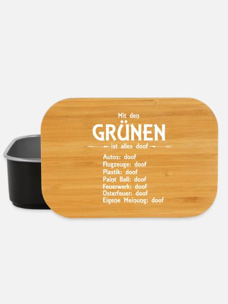 Die Grünen - Lunch Box - Schwarz