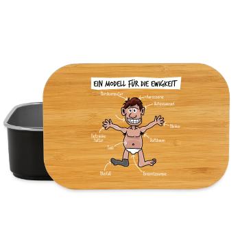 Alter Mann Uralt Lustig Humor Geburtstag Spruch - Lunch Box - Schwarz - Vorne