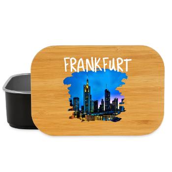 Frankfurt Skyline - Lunch Box - Schwarz - Vorne