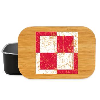 Fliegerabzeichen Polen Luftwaffe Roundel Polen - Lunch Box - Schwarz - Vorne