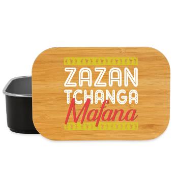 T SHIRT ZAZAN TCHANGA MAFANA_MAYOTTE  - Boîte à goûter - noir - Devant