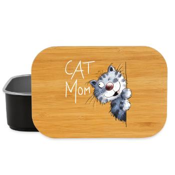 Cats Mum for cat for cats Mum - Lunch Box - black - Front