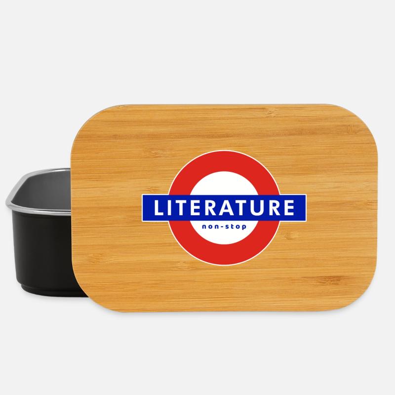 literature - non stop reading - Lunch Box - black