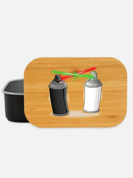 Graffiti wars - Lunch Box - Schwarz