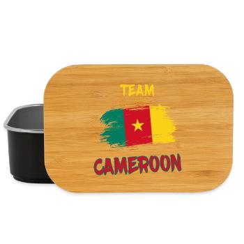 Equipe Cameroun / Cadeau - Boîte à goûter - noir - Devant