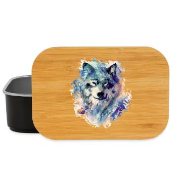 Wolf im Norden - Lunch Box - Schwarz - Vorne
