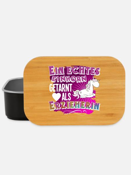 Erzieherin - Lunch Box - Schwarz