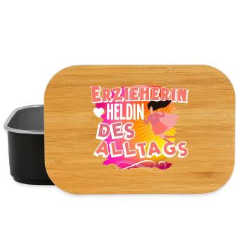 Erzieherin - Lunch Box - Schwarz - Vorne