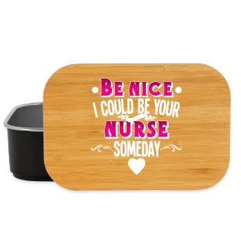 Nurse Krankenschwester - Lunch Box - Schwarz - Vorne