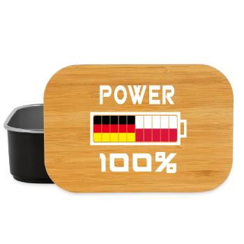 Germany and Poland Power 100% - Lunch Box - black - Front