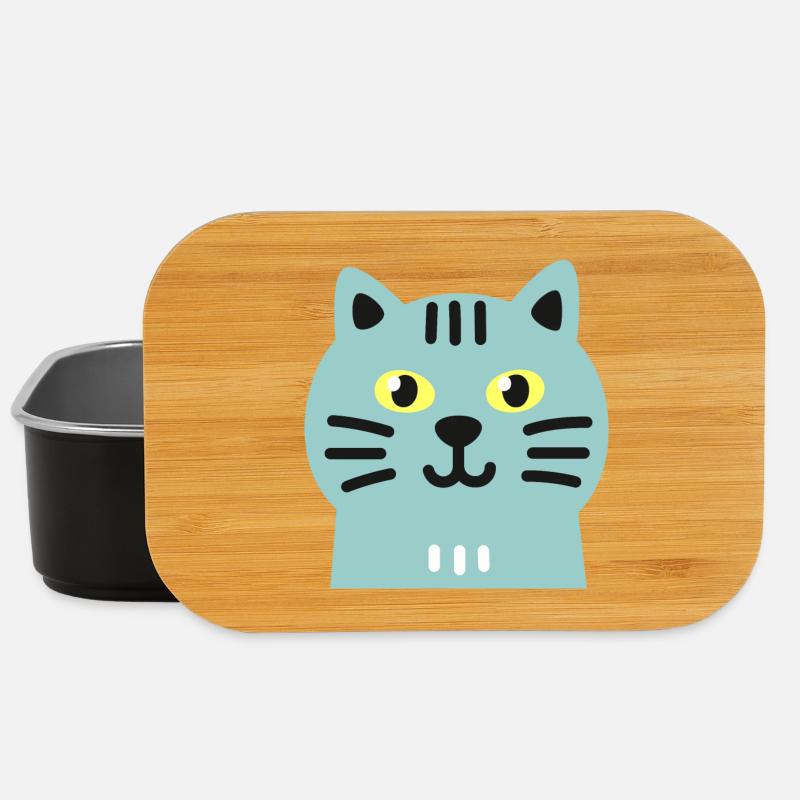 Chat mignon - Boîte à goûter - noir