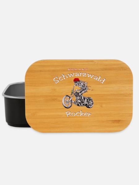 Schwarzwald Skelett-Rocker - Lunch Box - Schwarz