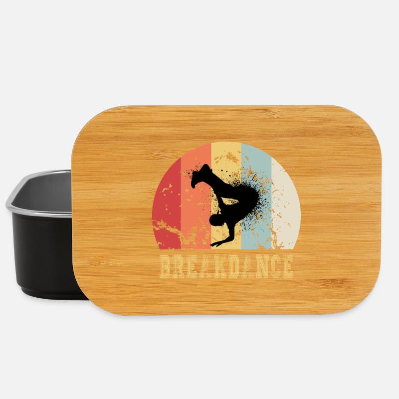 Breakdance Vintage - Lunch Box - Schwarz