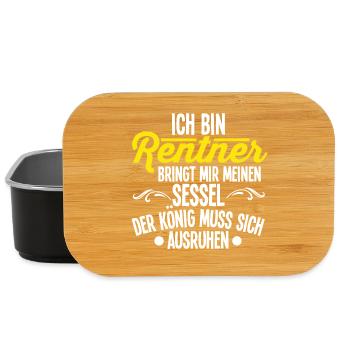 Rentner - Lunch Box - Schwarz - Vorne