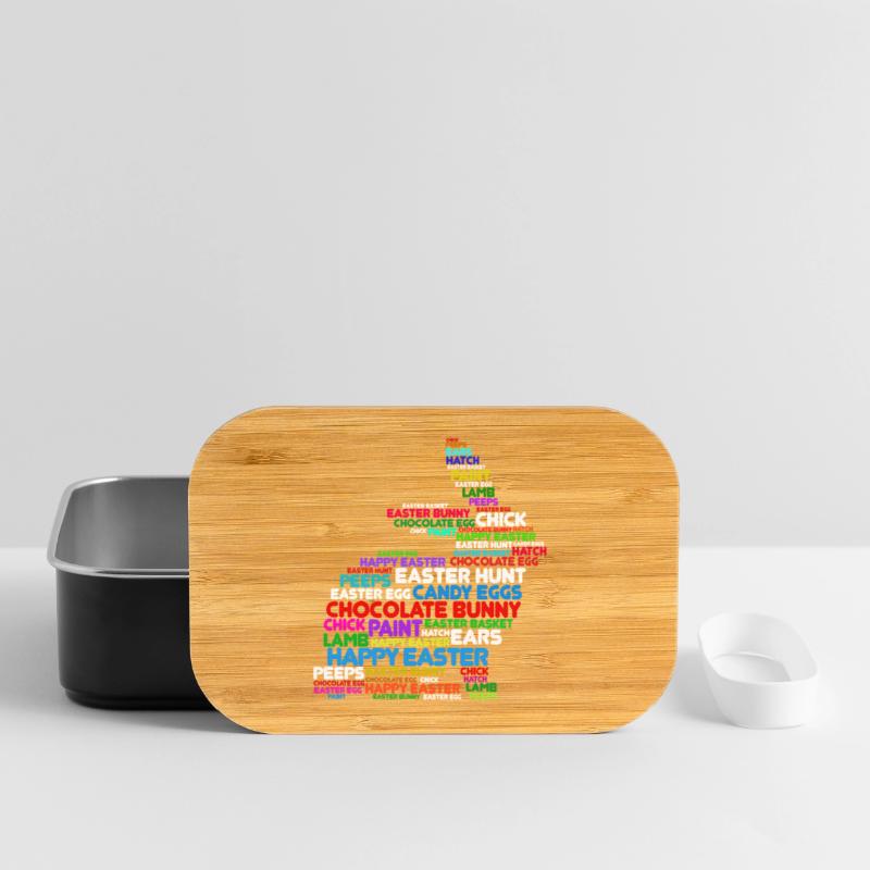 Easter bunny rabbit happy easter rabbit easter eggs Lunch Box