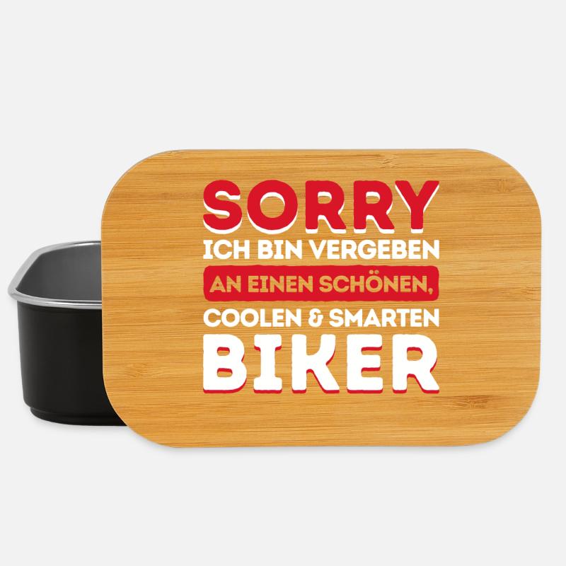 Motorrad Motorräder Biker Lustig Sprüche Cool - Lunch Box - Schwarz