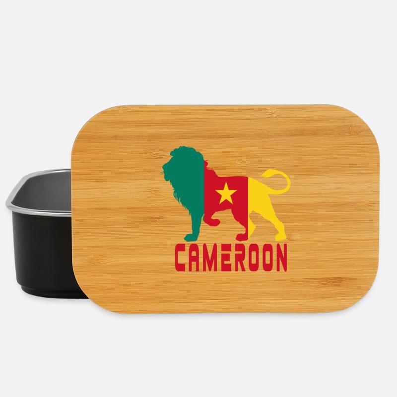 Kamerun Löwe - Lunch Box - Schwarz
