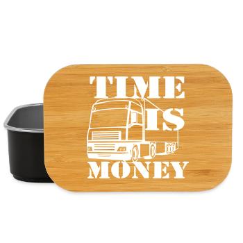 LKW Fahrer,LKW ,Trucker Fun Time is Money(25) - Lunch Box - Schwarz - Vorne