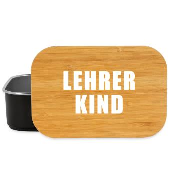 Lehrerkind - Lunch Box - Schwarz - Vorne