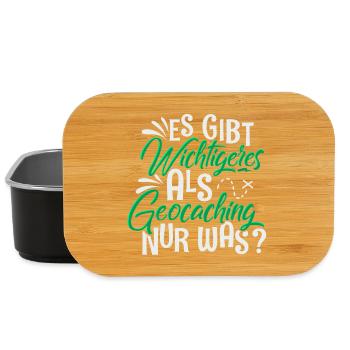 Geocaching Geocacher - Lunch Box - Schwarz - Vorne