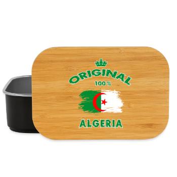 Algeria original 100% / gift national flag - Lunch Box - black - Front