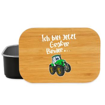 Ich Bin Jetzt Großer Bruder - Lunch Box - Schwarz - Vorne