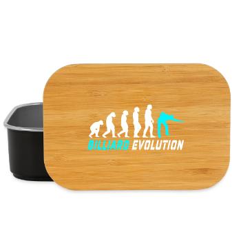 Conception d'évolution de billard / idée cadeau - Boîte à goûter - noir - Devant