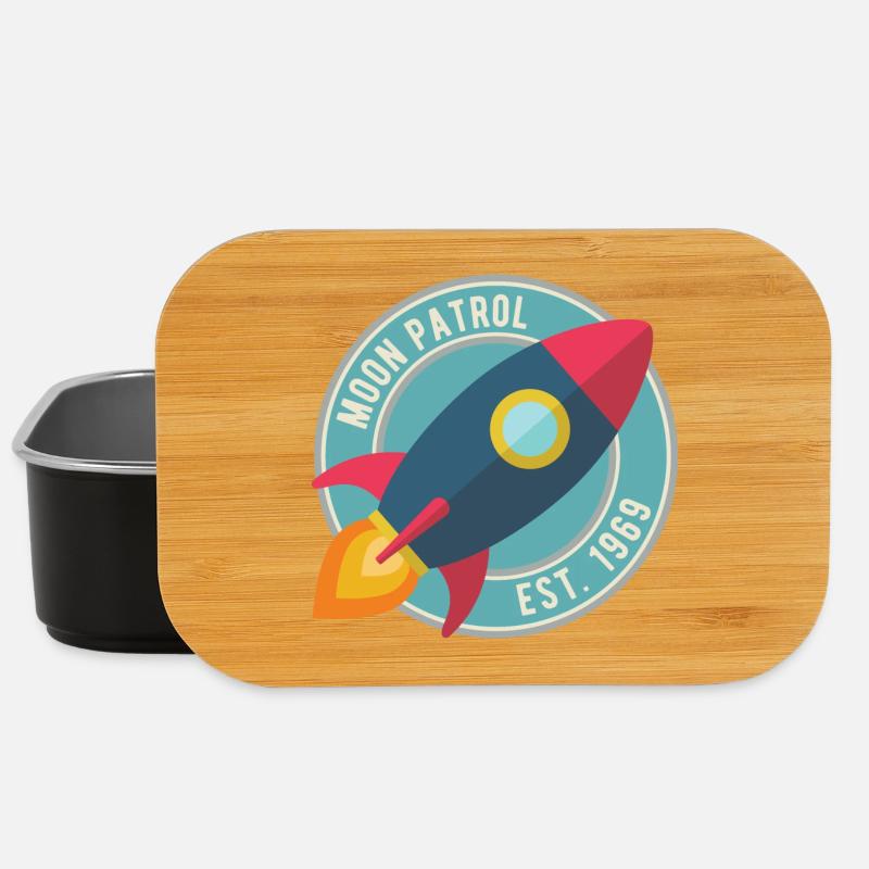 Rakete Moon Patrol Rocket - Lunch Box - Schwarz