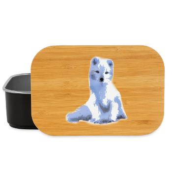 arctic foxy / Arktisfuchs - Lunch Box - Schwarz - Vorne